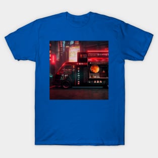 Cyberpunk Tokyo Ramen Food Truck T-Shirt